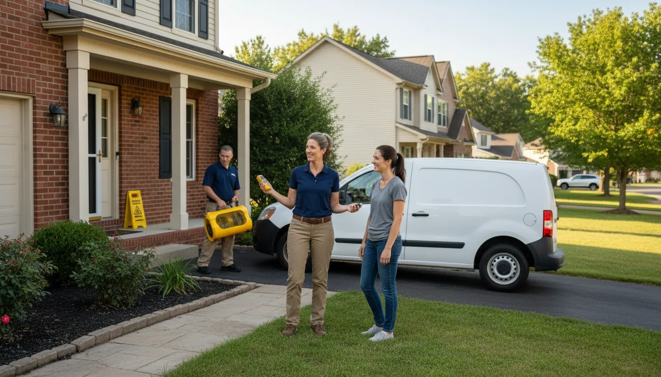 Residential water damage restoration in Winkelman, AZ